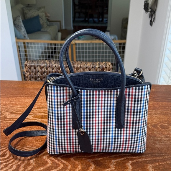 kate spade Handbags - Kate Spade Multicolor Checkered Satchel